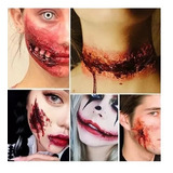 Maquiagem Terror Cicatriz Zumbi Monstro Halloween