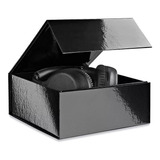 Caja Regalo Luxury Magnética Negra Brillante 20x20x8cm