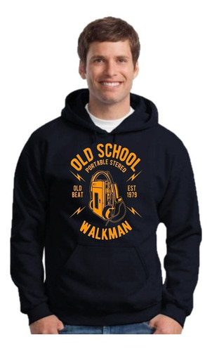 Buzo Canguro Walkman - Retro - Hoodie Con Capucha Unisex