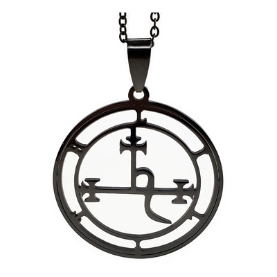Collar Dije Lilith Sigilo Sello Valentía N2 Acero Inoxidable | MercadoLibre