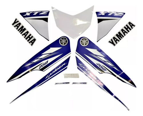 Faixa Kit Jogo Adesivo Yamaha Xtz 250 Lander 2018 2019 Azul