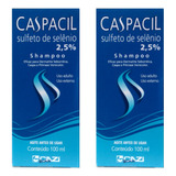 Kit Com 2 Caspacil Xampu Anticaspa - Dermatite 100ml