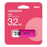 Memoria Usb Adata Ac906 32gb 2.0 Rosa