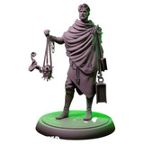 Miniatura Para D&d - Impresion 3d Resina - Humano Clerigo