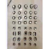 500 Piedras Transparentes Para Coser Surtidas. Oferta!