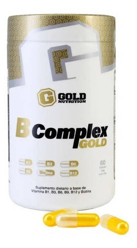 B-complex Vitamina B X 60 Gold Nutrition Fctr