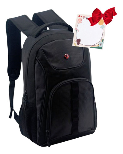 Mochila Portanotebook Hombre Escolar Reforzada Viaje Unicros