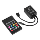 Controlador De Música Rgb, Sensor De Sonido Remoto Led, Ir,