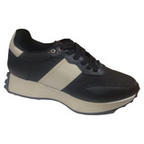 Manet 4002-03 Negro Casual Teniscasual