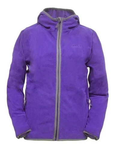 Campera Nexxt Micropolar Niños Frosty C/cierre Y Capucha