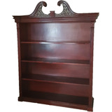 Elegante Librero Mueble Europeo De Madera Fina 