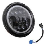 Faro Led Redondo C De 7 Pulgadas Y 400 W Para Jeep Tj L O