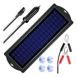 Cargador Solar De 3.5 W 12 V Para Batera De Automvil, Portti