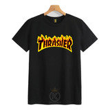 Polera Thrasher Magazine Skate - Revista - Col - Estampaking