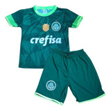 Conjunto Palmeiras Infantil- Kit Conjunto Infantil Palmeiras