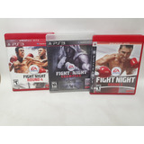 Fight Night Pack 3 Juegos Playstation 3 Físicos Completos 