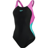 Malla Mujer Speedo Colourblock Splice Mbck Enteriza Olivos