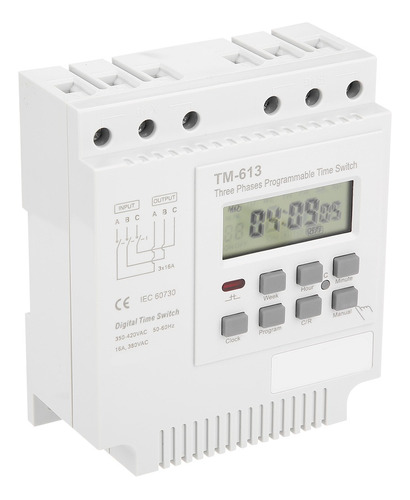 Timer Digital Programable Trifásico Tm-163 De 380v