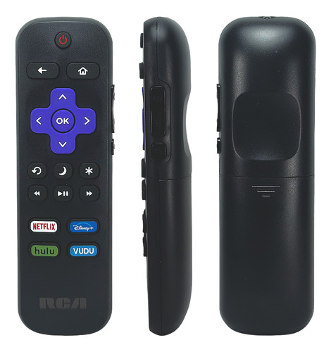 Control Compatible Rca Roku Tv Smart Netflix + Funda Y Pila