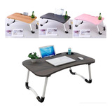 Mesa Plegable Multiusos Cama Escritorio Leer Notebook Comer