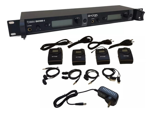Sistema De Monitoreo In Ear De 4 Canales Hugel Dm2000-4.