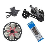 Kit Shimano Deore 12v 1x12 M6100 Padrão Shimano Hg K7 11/52