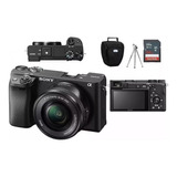  Sony Kit Alpha 6400 + Lente Selp16-50+d64g+bolsa+nota