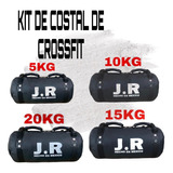Kit De Costal Crossfit Con Peso  5, 10, 15 Y 20 Kg Reforzado