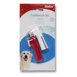 Bioline Set 2 Cepillos Dentales De Dedos Para Mascotas