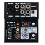 Consola Lexsen Vivo 4 Mixer Pasivo Profesional Usb Eq