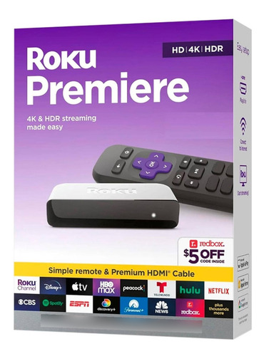 Roku Premier Smart Tv 4k Hdr Hdmi Netflix Streaming C/remoto