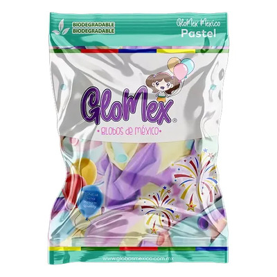 Globos Glomex #12 C\u002F100 Colores A Color Pastel Glomex 12 Estandar | MercadoLibre