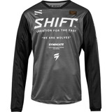 Jersey Shift Whit3 Gris (niño) Motocross 