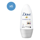 Pack Antitranspirante Roll On Dove Invisible Dry 55 Ml