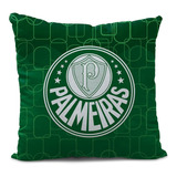 Almofada Palmeiras Time Brasileirao Verdao Futebol Porco Cor Verde
