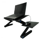 Mesa Plegable Portátil Para Notebook Con 2 Ventiladores