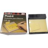 1 Suporte Post-it 3m Scotch Com Bloco Grande E Pequeno