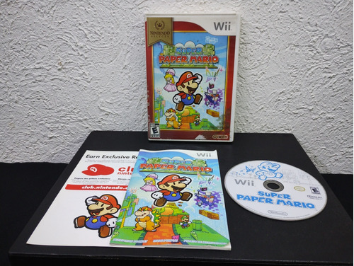 Súper Paper Mario Nintendo Wii Completo Original 