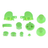 Set Botones Color Verde Solido Para Gamecube