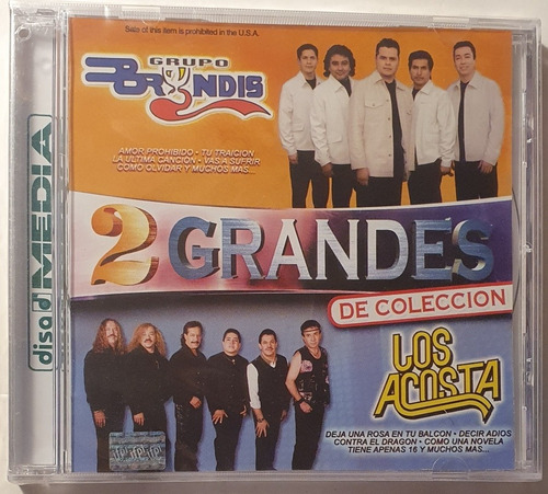 Cd Grupo Bryndis - Los Acosta - Disa - Nuevo