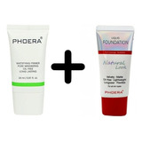 Base De Maquiagem Em Creme Phoera Phoera Makeup Mattifying Primer Oil Free + Base 24hrs Phoera Tom Bege - 30ml