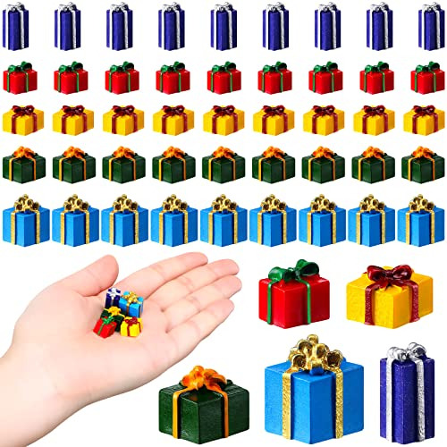 Mini Cajas De Árbol De Navidad Manualidades, Kit De Ad...