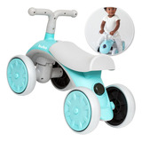 Bicicleta Scooter De Equilibrio Azul Buba Com Som E Farol Cor Azul-celeste