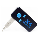  Receptor Bluetooth X6 Manos Libres Adaptador 3.5m Lector Sd