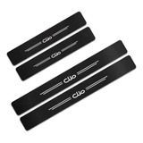 Renault Clio Protectores Posapies / Pisa Puerta Fibra Carbon