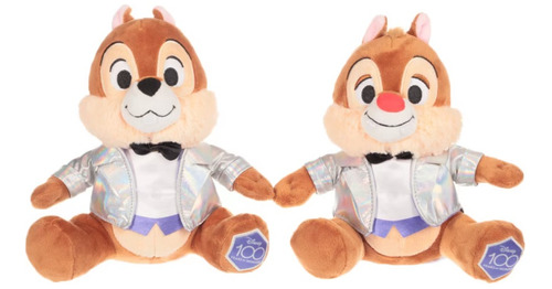 Peluche Original De Disney, Ardillas Chip Y Dale 100 Anivers