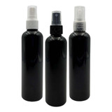 Envase Atomizador Negro 125 Ml Botellas Rociador X 10 Piezas