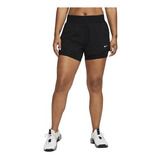 Shorts W Nk One Df Mr 3in 2n1 Short Gym Mujer  Negro