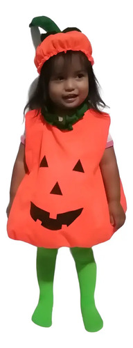 Disfraz De Calabaza Para Bebé Niña Halloween