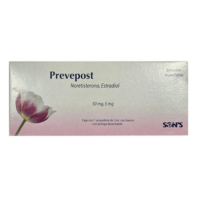 Prevepost Noretisterona Estradiol50 Mg\u002F5 Mg Caja 1 Ampolleta | MercadoLibre